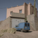 Blue Truck in Dades Valley